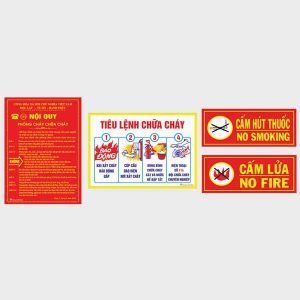 Bộ nội quy tiêu lệnh 4 mảnh Kentom